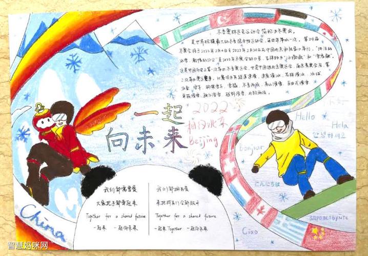 我心中的冬奥主题手抄报一等奖