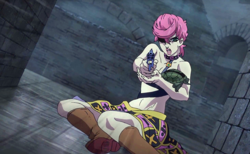 jojo黄金之风:和特莉休互换身体后,米斯达你的手在摸哪里?