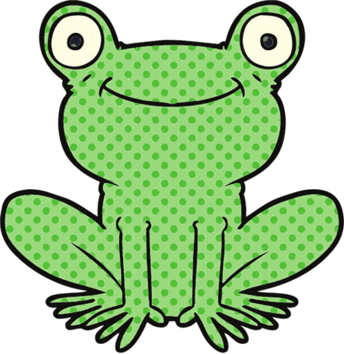 卡通青蛙 cartoon frog