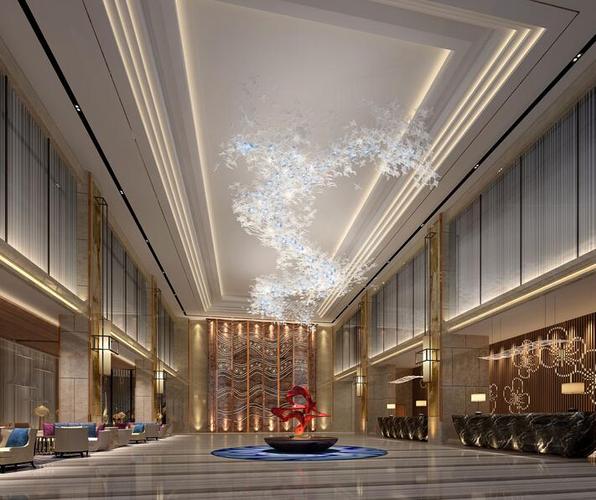 现代风格酒店大堂装修效果图