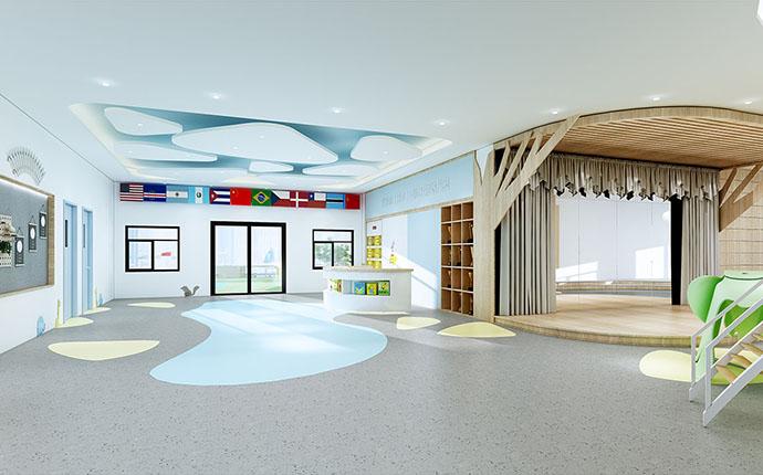 幼儿园装修设计-儿童早教室内设计-装修设计效果图-中帮筑基