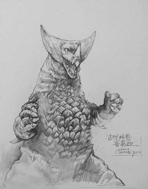 简单哥莫拉简笔画