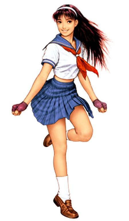 历代kof麻宫雅典娜的服装图片