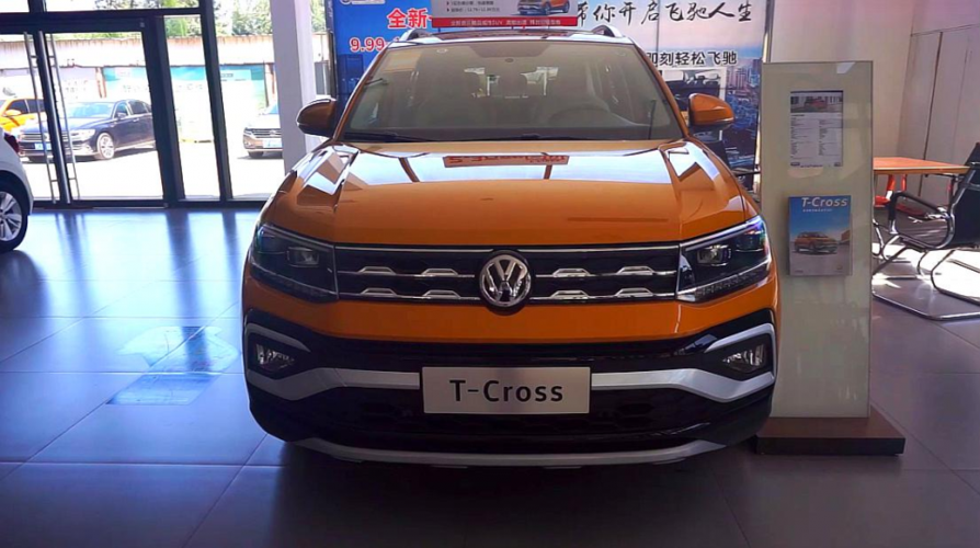 大众tcross280tsi到店展示看到外观内饰后我心动了