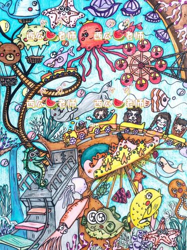 客定科幻画,海底世界_绘画_文化_绘画