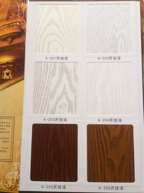 开放漆颜色,密度板上贴木皮,实木贴板都可以做