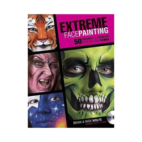 face-painting,watch a clown 【预订】extreme face painting: 50 friendly & fiendish