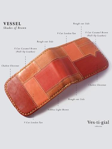 voyej vessel vestigial shades of brown short wallet-wallets-voye