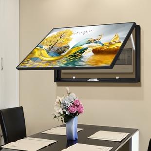 2021年石来运转大尺寸电表箱装饰画遮挡箱大幅挂画免打孔壁画横版