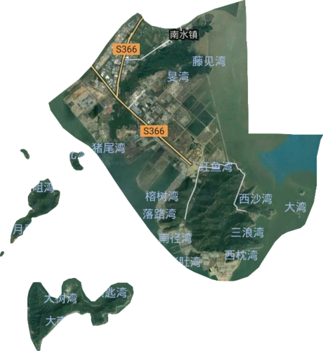 南水镇高清卫星地图,南水镇高清谷歌卫星地图