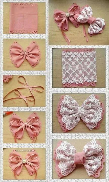 diy手工制作,手工发饰,布艺,diy教程,蝴蝶结