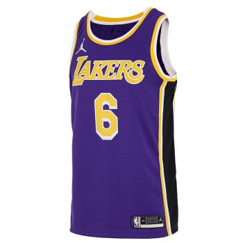 yysportsnike耐克篮球服男新款詹姆斯6号湖人队宣告限定sw球衣cv