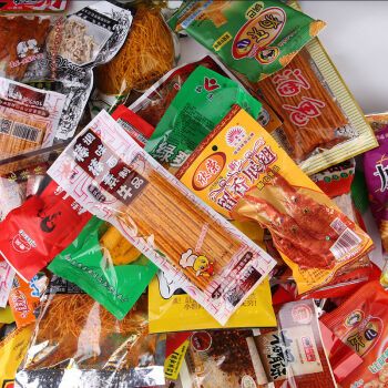 怀旧零食8090后儿时小时候麻辣零食膨化辣条混搭40种不重复随机3包