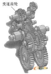 变速箱齿轮传动简图