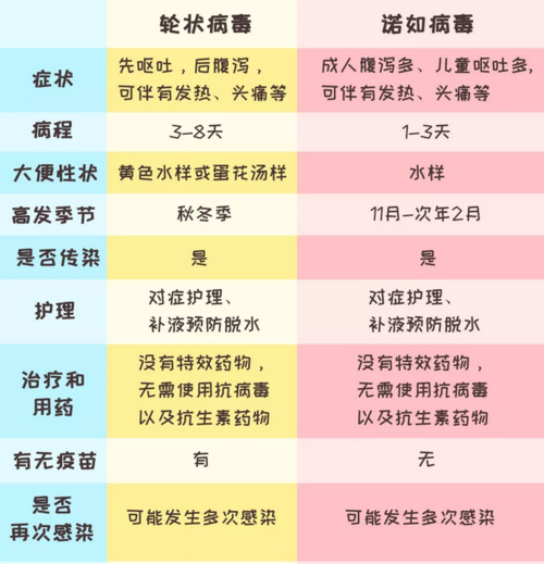 诺如病毒vs轮状病毒