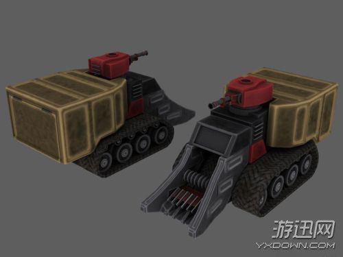 《红色警戒》里的采矿车