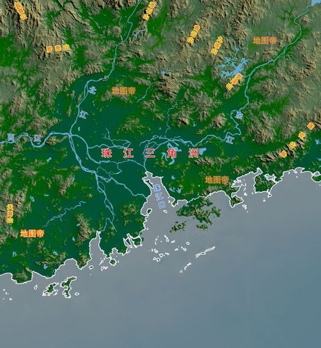 珠江|三角洲|长江|西江