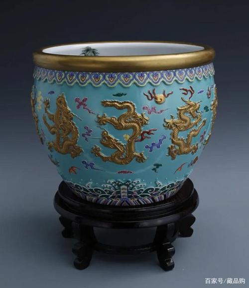 祥瑞中华九龙缸 王锡良周国桢王璜大师作品