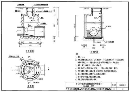 贺州市政道路混凝土检查井井筒高度计算方法