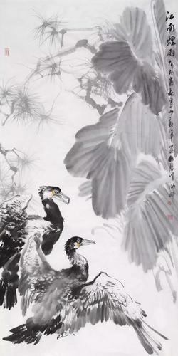 江苏省美术家协会理事,国家一级美术师姚新峰国画作品