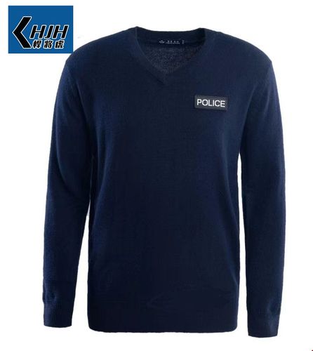 警察羊毛衫 羊绒衫 配发羊毛衫 警用毛衣 警察毛衣 v领羊绒衫-供应