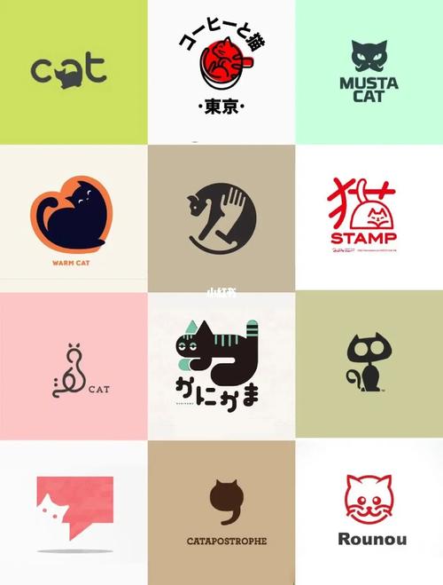 logo设计|猫logo/宠物/猫舍/母婴/童装/零食_logo_设计_宠物_猫舍