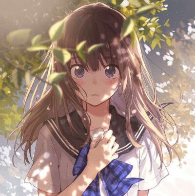 二次元少女头像