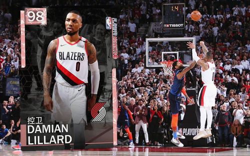 利拉德单场50分超远三分绝杀雷霆nba2k19梦幻球队时刻卡