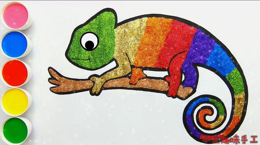 蜥蜴简笔画怎么画