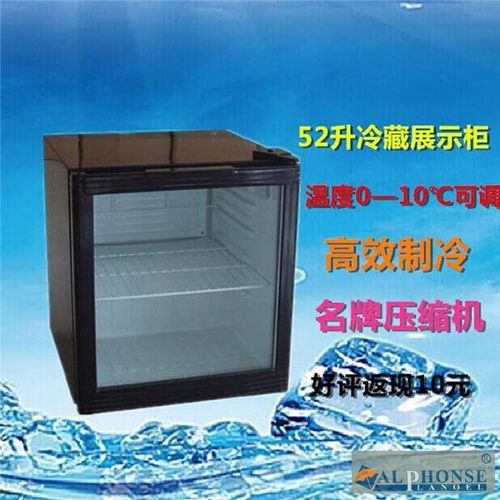 冷藏展示柜52升立式小型商用蛋糕茶叶单门冰箱家用迷你保鲜柜冰柜