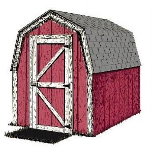 small garden tool shed
