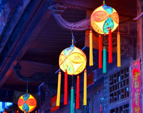 广西靖西."中国绣球之乡"旧州古镇