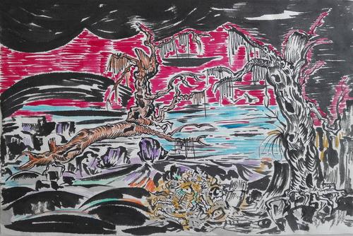 戏剧荒诞派 - 秉新的作品 | artand - 与艺术家面对面的在线画廊