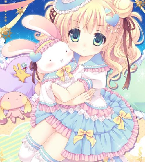 卡通美少女:可爱女生系列,听说爱笑的女生都特别善良!