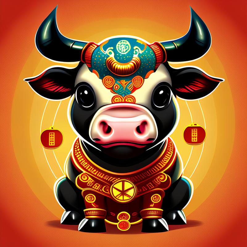 十二生肖系列之牛牛,总有一款你喜欢的ai绘图!