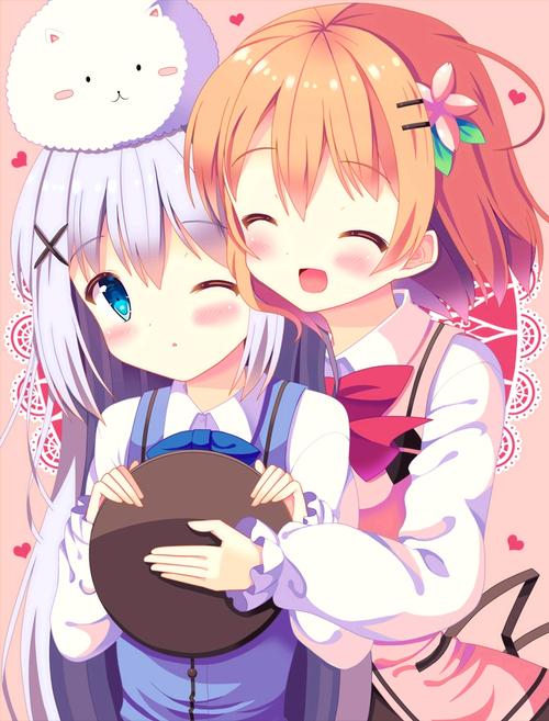 【点兔】香风智乃 保登心爱 p站高清壁纸图片