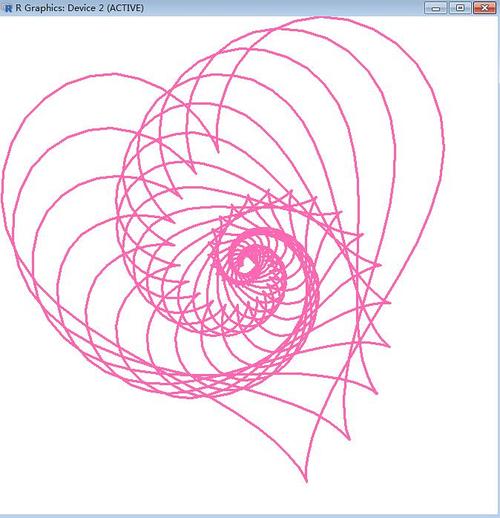 r语言画心形图
