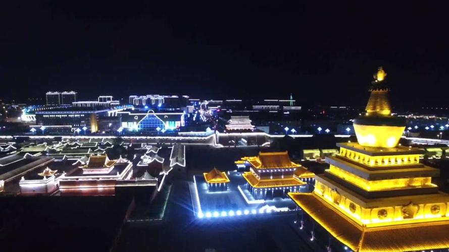 阿拉善左旗夜景