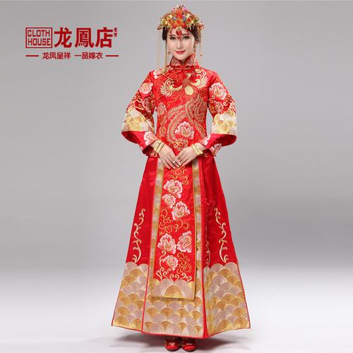应采儿秀禾服春夏新娘礼服秀和敬酒中式嫁衣婚纱喜服龙凤褂凤冠霞