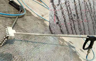 混凝土墙面高压水拉毛机