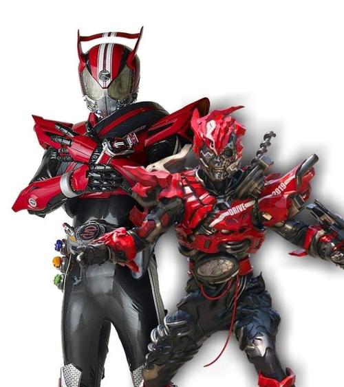 假面骑士与异类骑士对比图:异类w成双色怪人,异类驰骑车祸现场