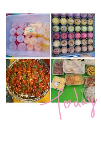 我一起来看看各个班级的美食都准备了哪些好吃的呢?