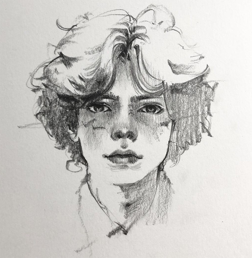 人物速写作品集适合临摹的速写图