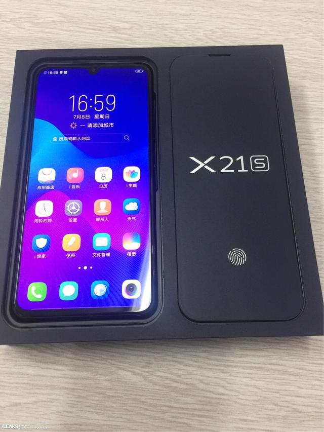 vivo x21s开箱图赏:水滴屏 128g 屏幕指纹,对标oppo r15x!