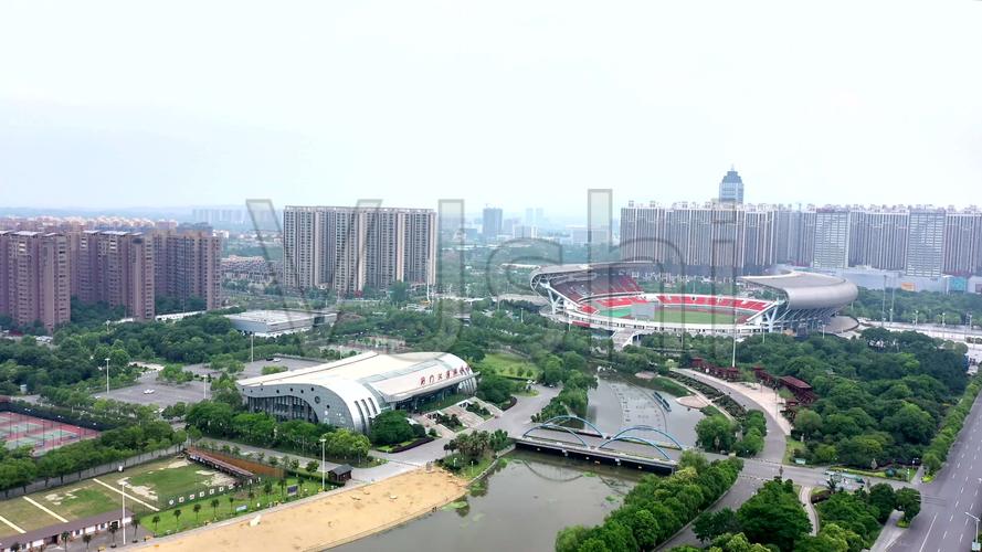 【4k】荆门生态运动公园航拍