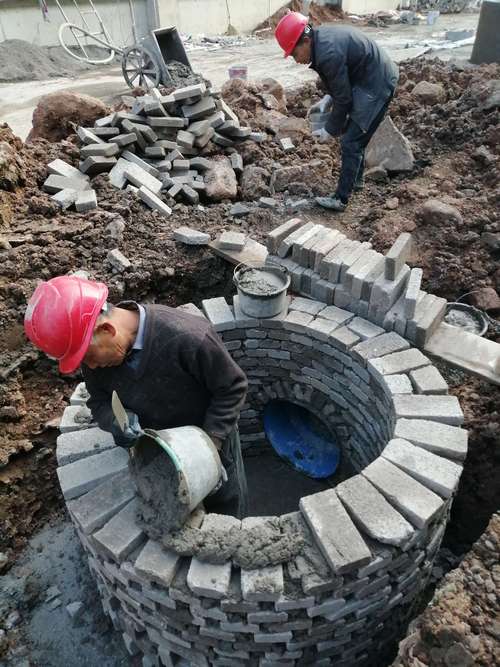 室外工程雨水污水检查井砌筑