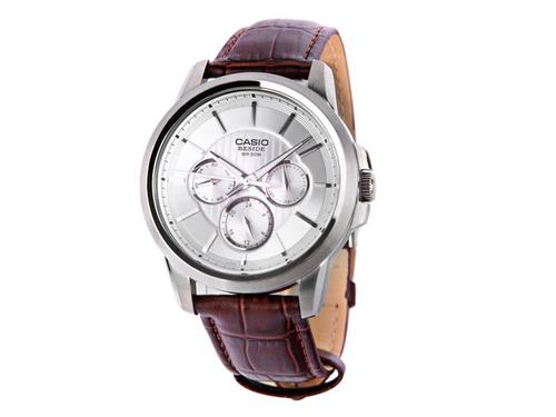 卡西欧大众指针beside-man系列bem-307l-7avdf时尚腕表