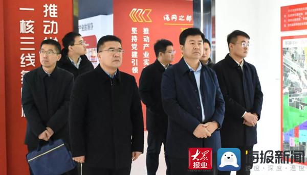 1月7日,惠民县委常委,组织部部长孙树光到李庄镇调研,李庄镇党委书记