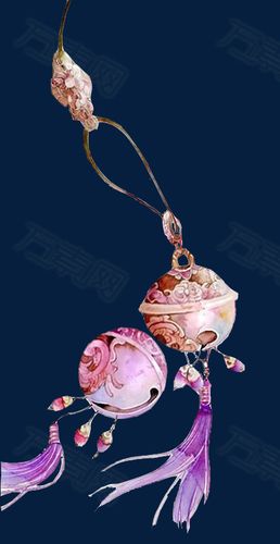 卡通中国风素材卡通古典素材 中国风唯美铃铛