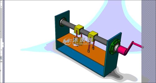 手摇升降机构动画
